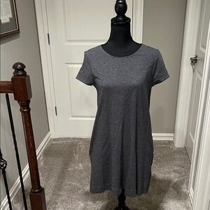 GAP Monochrome Striped Midi Dress